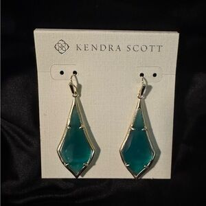 Kendra Scott Teal Drop Earrings